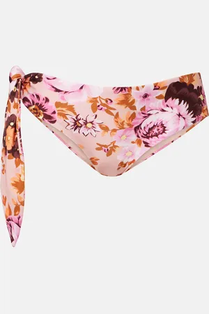 Chloé Chloé Slip bikini a vita bassa con stampa floreale