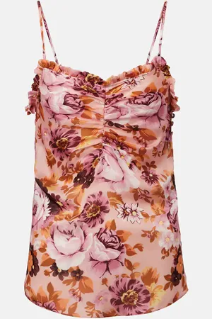Chloé Chloé Top in seta con stampa floreale