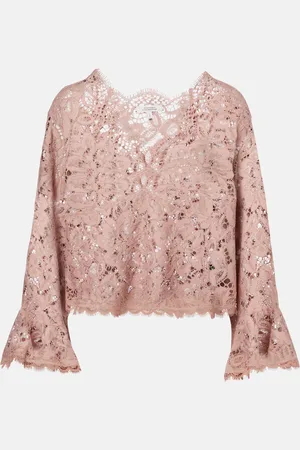 Dorothee Schumacher Top in pizzo Dream con stampa floreale