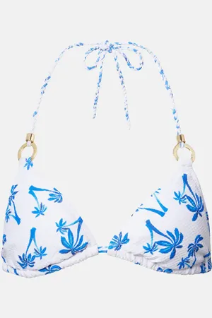 Heidi Klein Top bikini Palm Beach con stampa