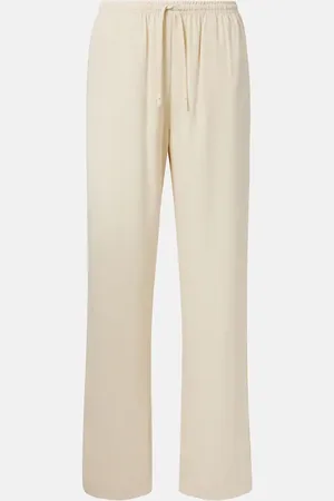 ASCENO Pantaloni Aurelia a gamba larga