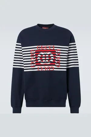 Gucci Felpa in jersey di cotone con logo