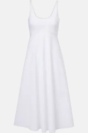 Dorothee Schumacher Abito midi Poplin Power in misto cotone
