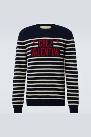 VALENTINO Pullover Chez in jacquard di lana