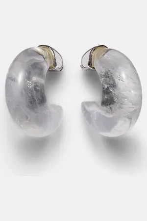 Sophie Buhai Orecchini a cerchio Donut in sterling e quarzo