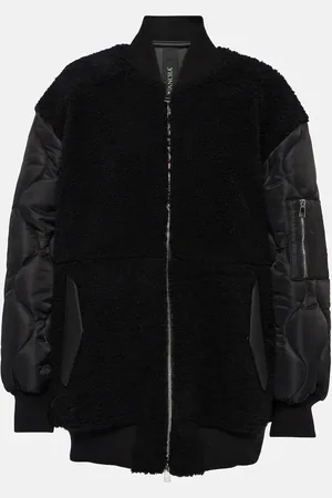 Blancha Bomber in pelle e shearling