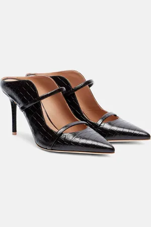 MALONE SOULIERS Pumps Maureen 85 in pelle con stampa coccodrillo