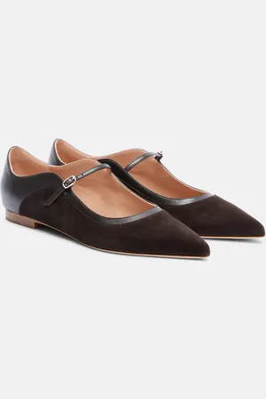 MALONE SOULIERS Ballerine Mary Jane Corina in pelle e suede