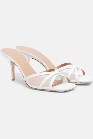 MALONE SOULIERS Mules Perla 70 in pelle e mesh