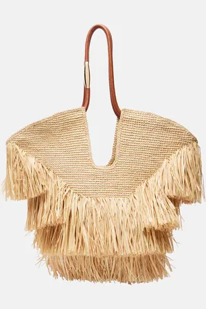 ZIMMERMANN Borsa Goldentime Medium in rafia