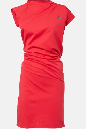 Vivienne Westwood Abito corto Hebo in jersey di cotone