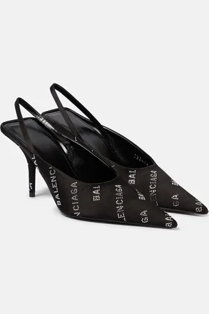 Balenciaga Pumps slingback Square Knife con logo