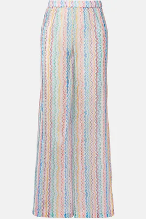 Missoni Pantaloni a gamba larga a zig-zag
