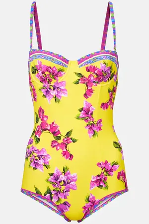 Dolce & Gabbana Costume intero con stampa floreale