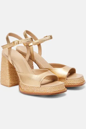Souliers Martinez Sandali con plateau Gracia in pelle