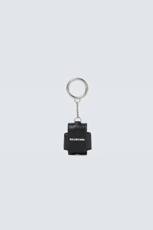 Balenciaga Custodia per AirPods Cash in pelle