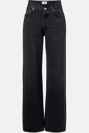 AGOLDE Jeans V-Waist Baggy a gamba larga e vita alta