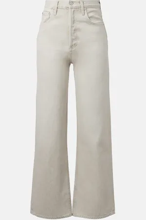AGOLDE Jeans Ren a gamba larga e vita alta