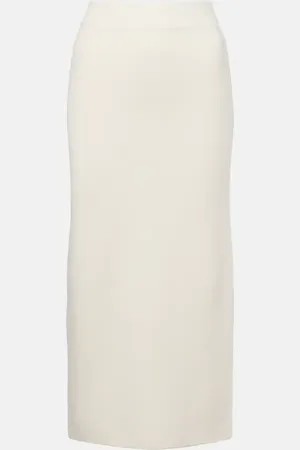 Jardin des Orangers Gonna midi in lana e cashmere
