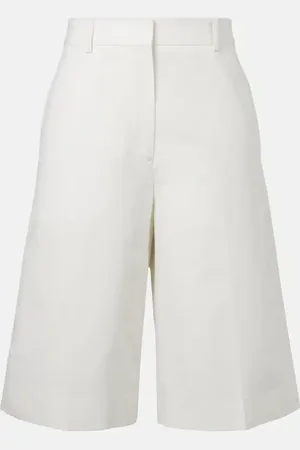 Totême Bermuda in cotone e lino