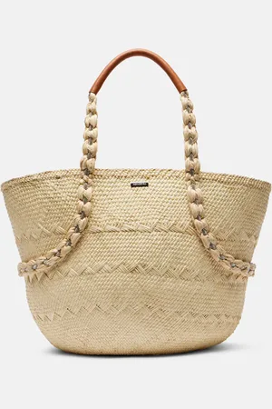 Aquazzura Borsa Isla in rafia