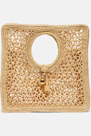 Jacquemus Borsa Spiaggia Small in rafia