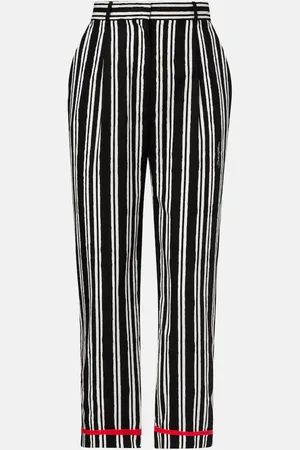 Dolce & Gabbana Pantaloni regular in cotone a righe