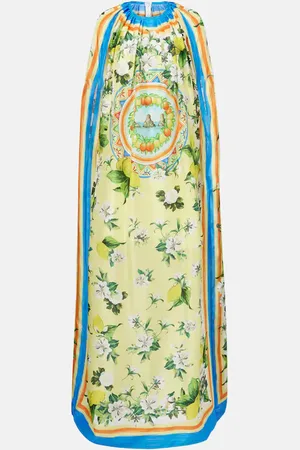 Dolce & Gabbana Mantella in seta con stampa