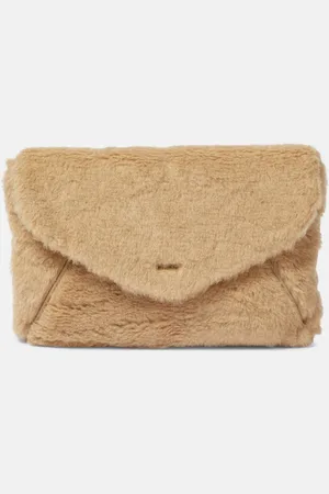 Max Mara Clutch Envelope Small in teddy