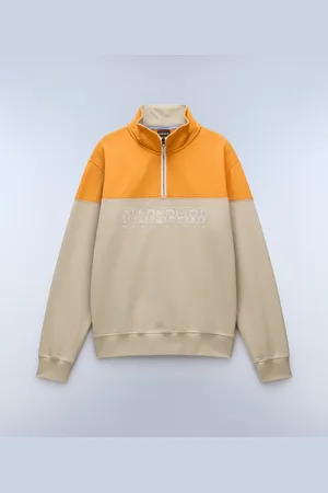 Napapijri Uomo Felpa Con Mezza Zip Saturnia French Terry