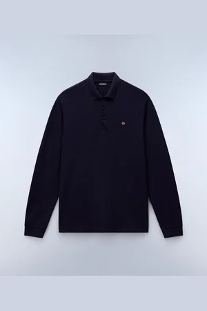 Napapijri Uomo Polo A Maniche Lunghe Ealis