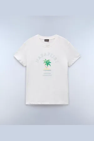 Napapijri Donna T-shirt A Maniche Corte Fete