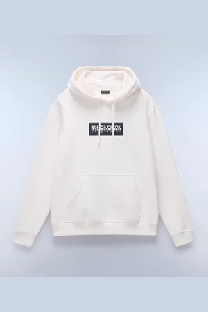 Napapijri Uomo Felpa Con Cappuccio Box Logo French Terry