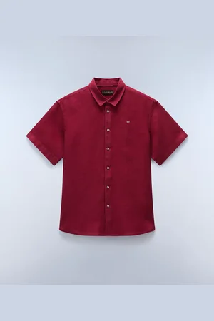 Napapijri Uomo Camicia A Maniche Corte Linen
