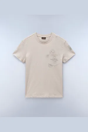 Napapijri Donna T-shirt A Maniche Corte Eclair