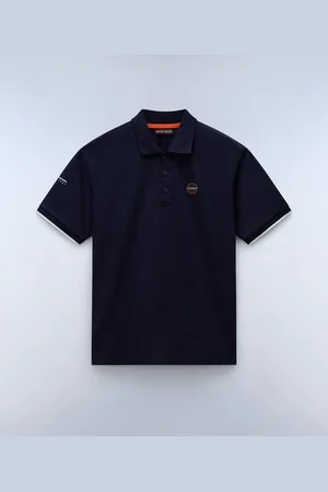 Napapijri Uomo Polo Estiva A Maniche Corte Badge