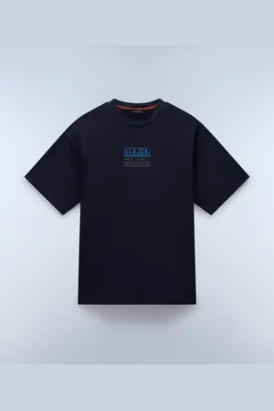 Napapijri Uomo T-shirt A Maniche Corte Estiva Cortona