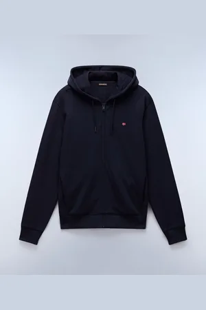 Napapijri Uomo Felpa Con Cappuccio E Zip Balis French Terry