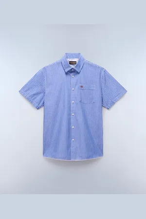 Napapijri Uomo Camicia A Maniche Corte Terra