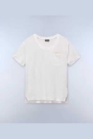 Napapijri Donna T-shirt A Maniche Corte Ete