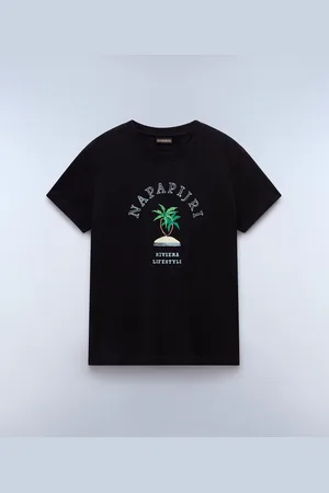 Napapijri Donna T-shirt A Maniche Corte Fete