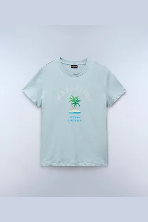 Napapijri Donna T-shirt A Maniche Corte Fete