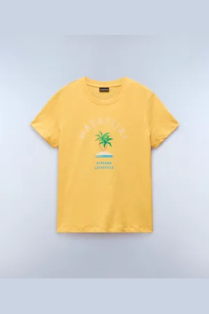 Napapijri Donna T-shirt A Maniche Corte Fete