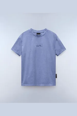 Napapijri Donna T-shirt A Maniche Corte Azure