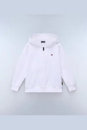 Napapijri Youth Felpa Con Cappuccio E Zip Balis French Terry (4-16 Anni)
