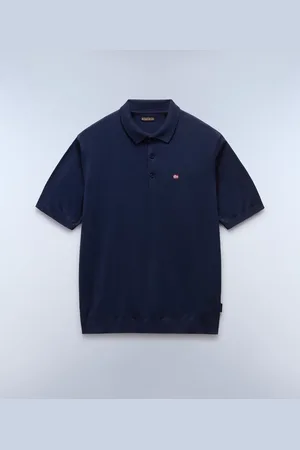 Napapijri Uomo Polo In Maglia A Maniche Corte Nelli