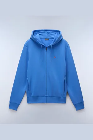 Napapijri Uomo Felpa Con Cappuccio E Zip Balis French Terry