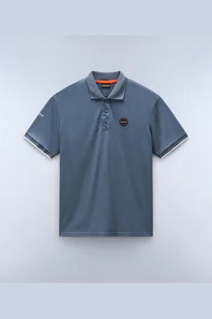 Napapijri Uomo Polo Estiva A Maniche Corte Badge