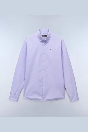 Napapijri Uomo Camicia A Maniche Lunghe Terra