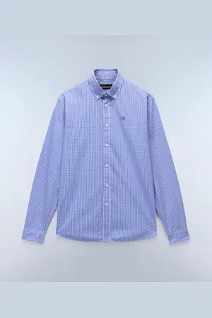 Napapijri Uomo Camicia A Maniche Lunghe Terra